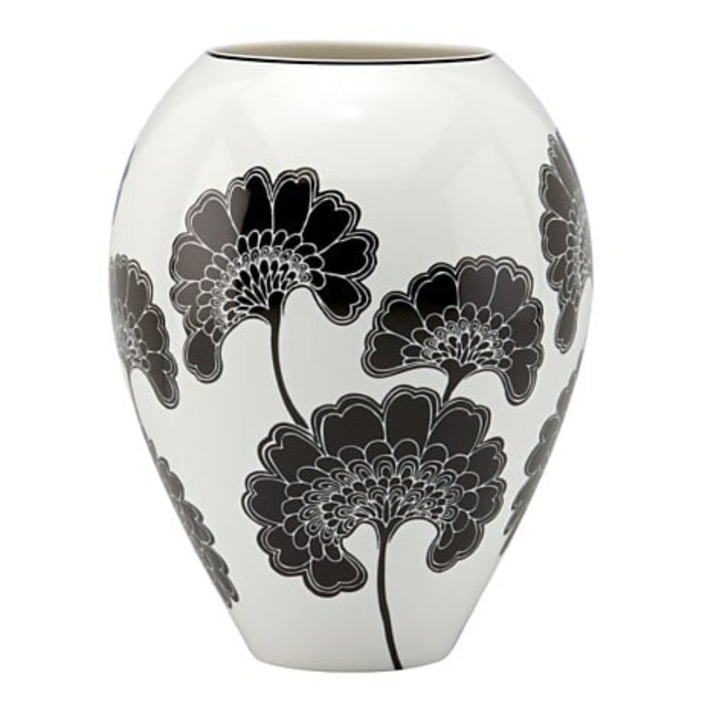 Kate Spade New York Japanese Floral 9 1/4" Vase